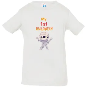 1st Halloween Mummy --  Infant Jersey T-Shirt