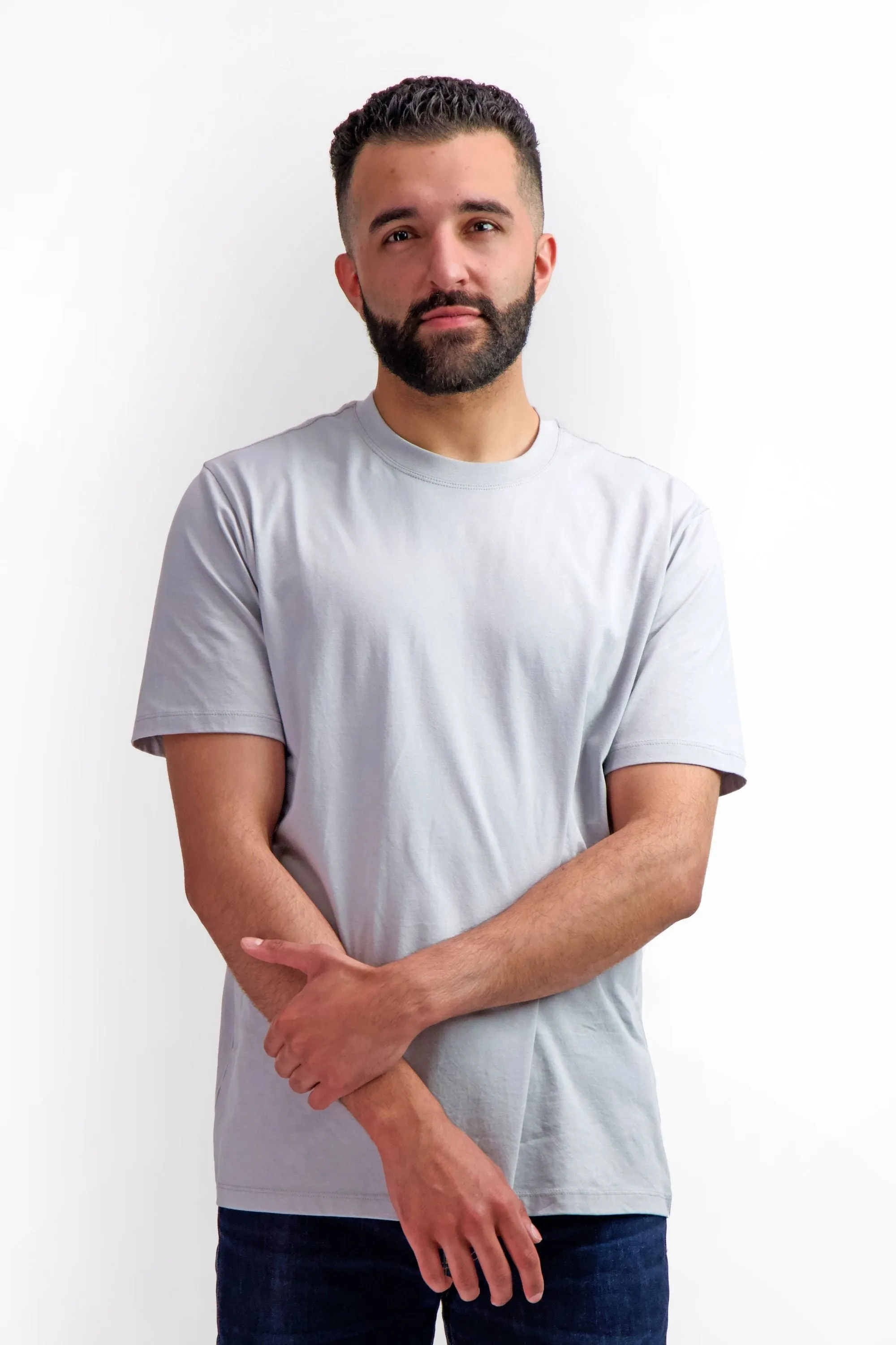 3-Pack Unisex Short Sleeve Gray T-Shirts | Sustainable Everyday Casual Wear