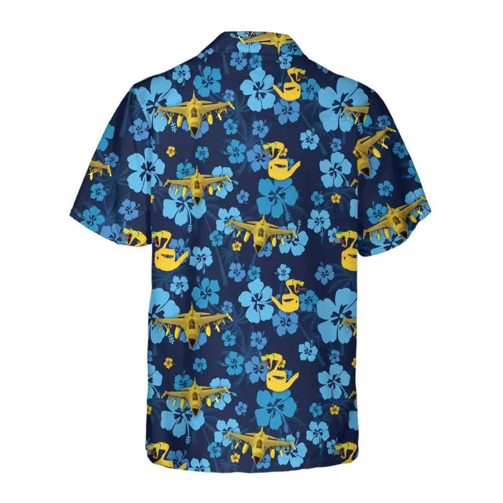 311th Fighter Squadron Hibiscus Hawaiian Shirt