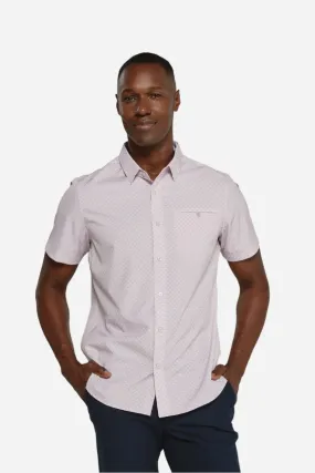7 Diamonds Ardon Short Sleeve Shirt in Rose