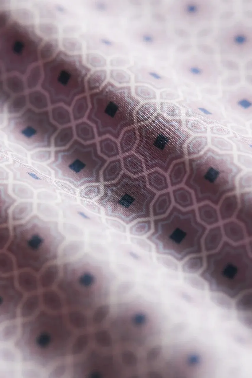 7 Diamonds Eldon Short Sleeve Shirt in Dusty Mauve