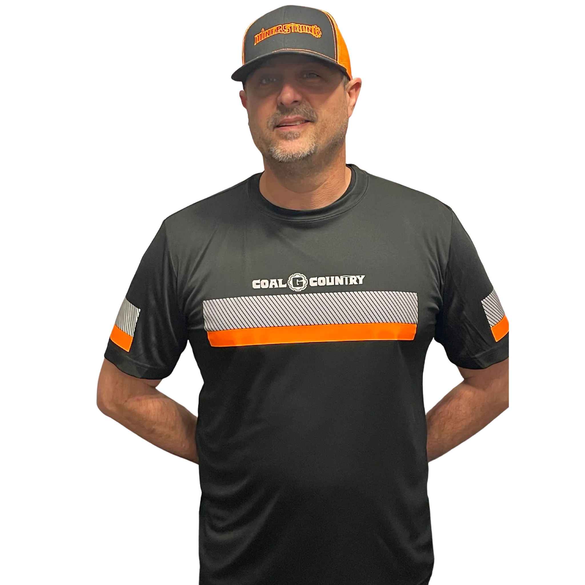 ANSI Class 1 Coal Country Reflective Short Sleeve Safety Shirt