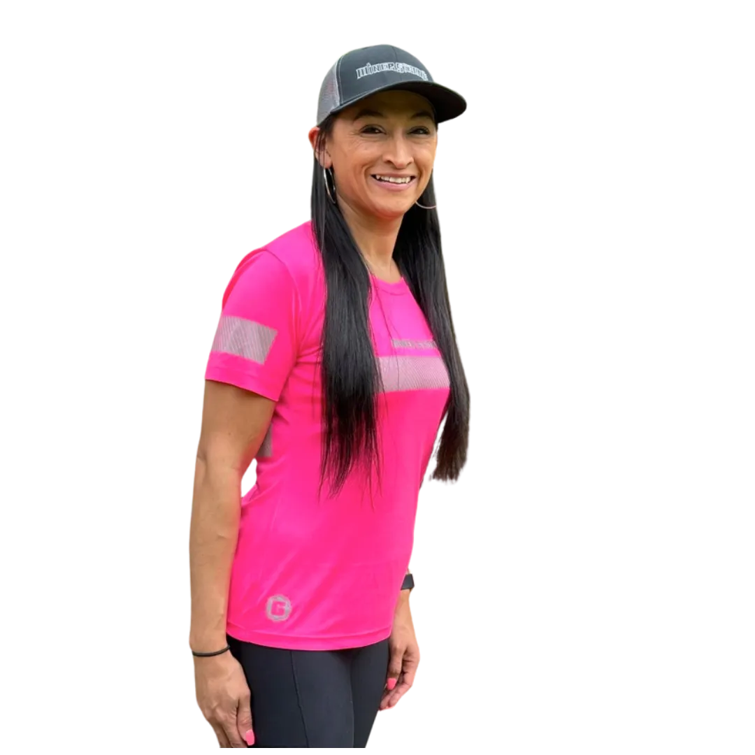 ANSI Class 1 Ladies Short Sleeve Reflective Shirt
