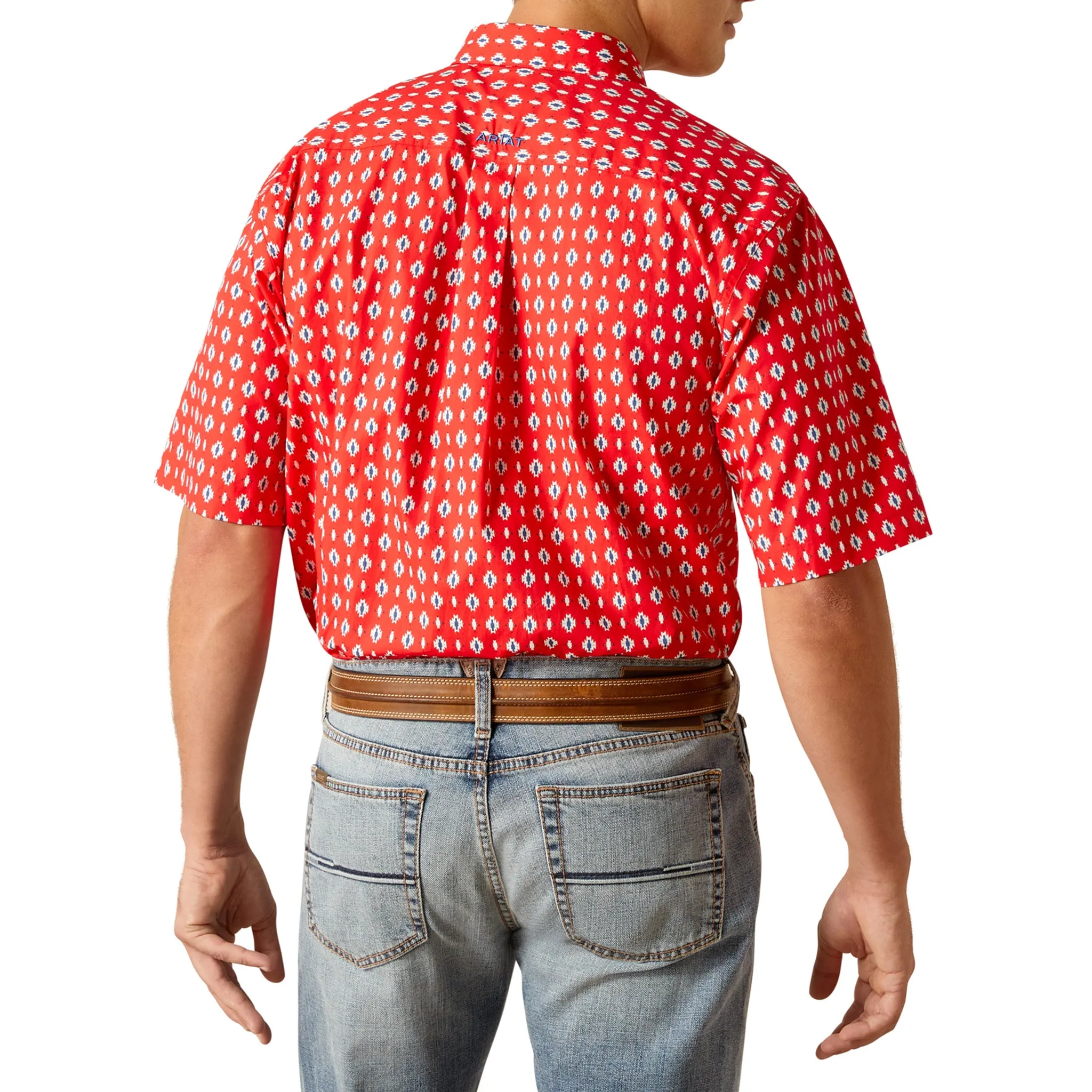 Ariat Men's Classic Fit Decker Short Sleeve Aztec Print