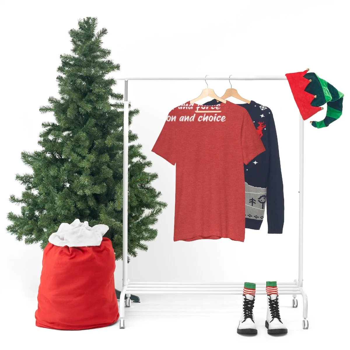 Ashbrook Reflection and Choice Unisex Jersey Short Sleeve Tee