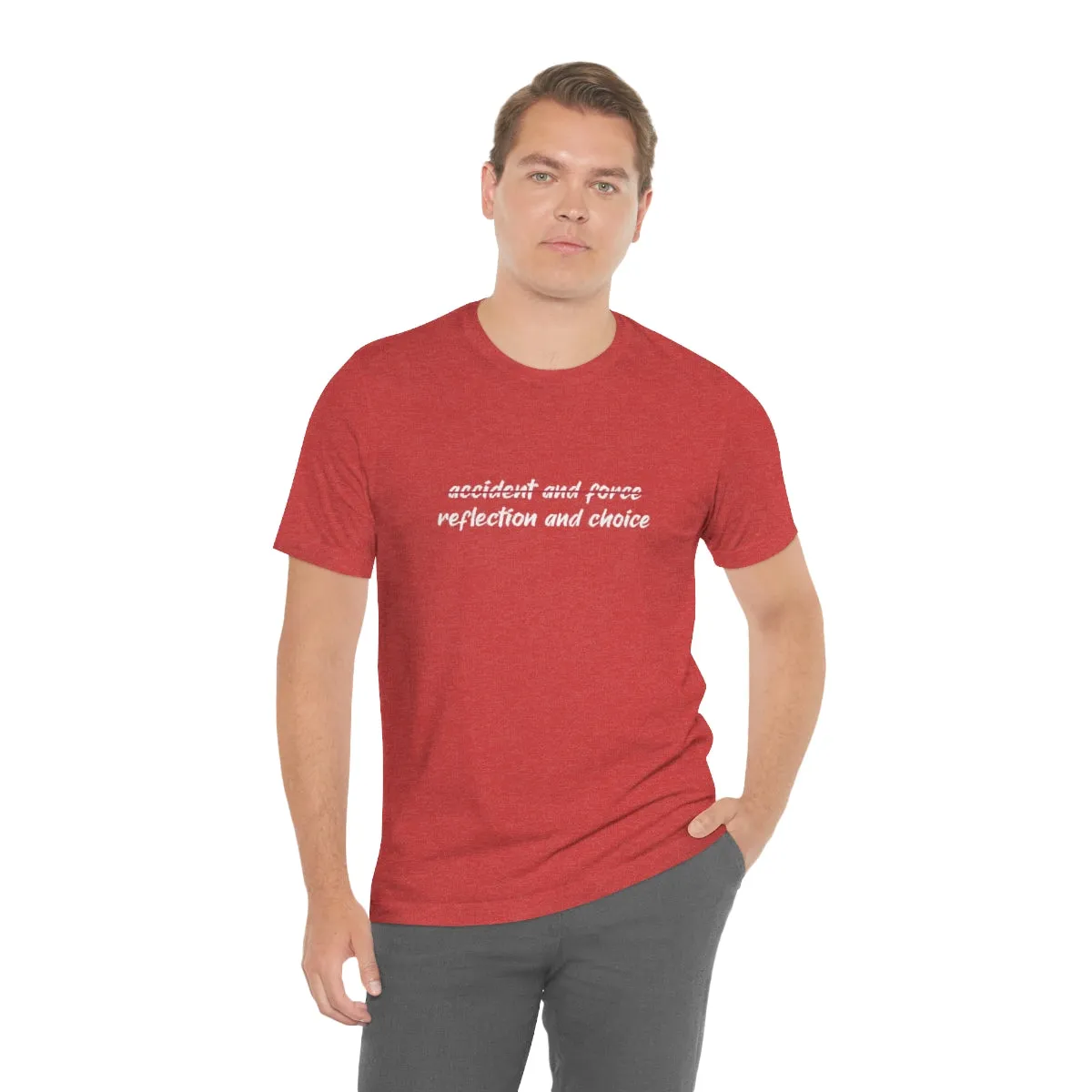Ashbrook Reflection and Choice Unisex Jersey Short Sleeve Tee