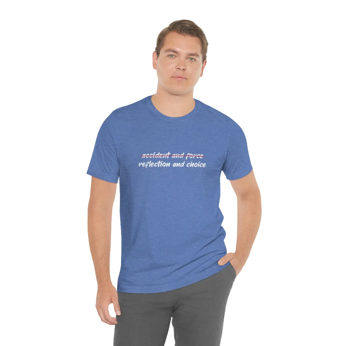 Ashbrook Reflection and Choice Unisex Jersey Short Sleeve Tee
