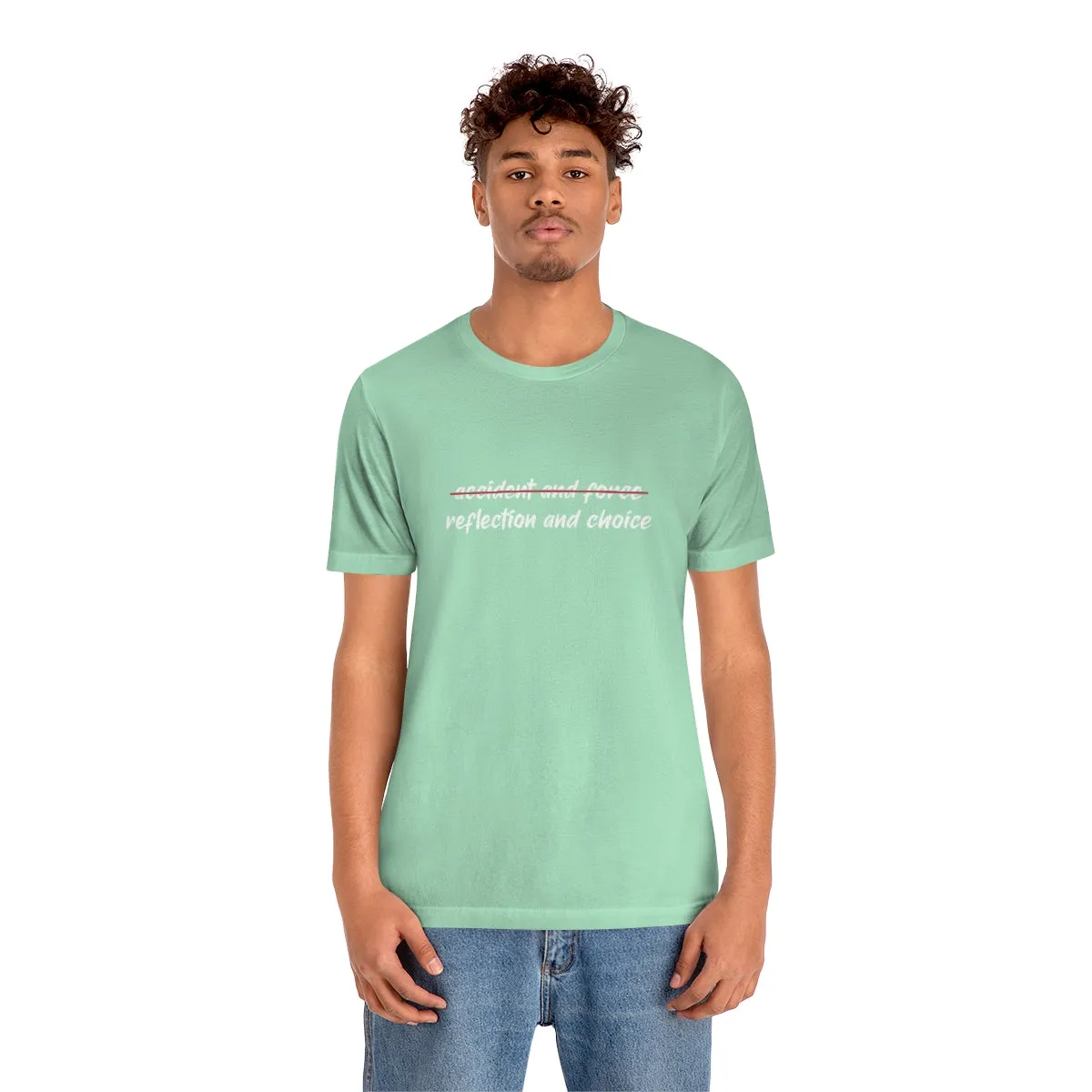 Ashbrook Reflection and Choice Unisex Jersey Short Sleeve Tee