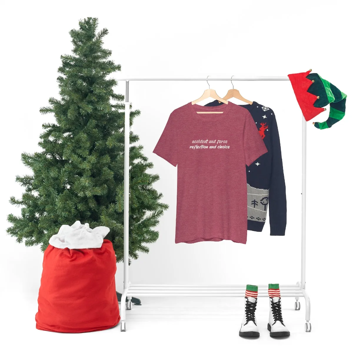 Ashbrook Reflection and Choice Unisex Jersey Short Sleeve Tee