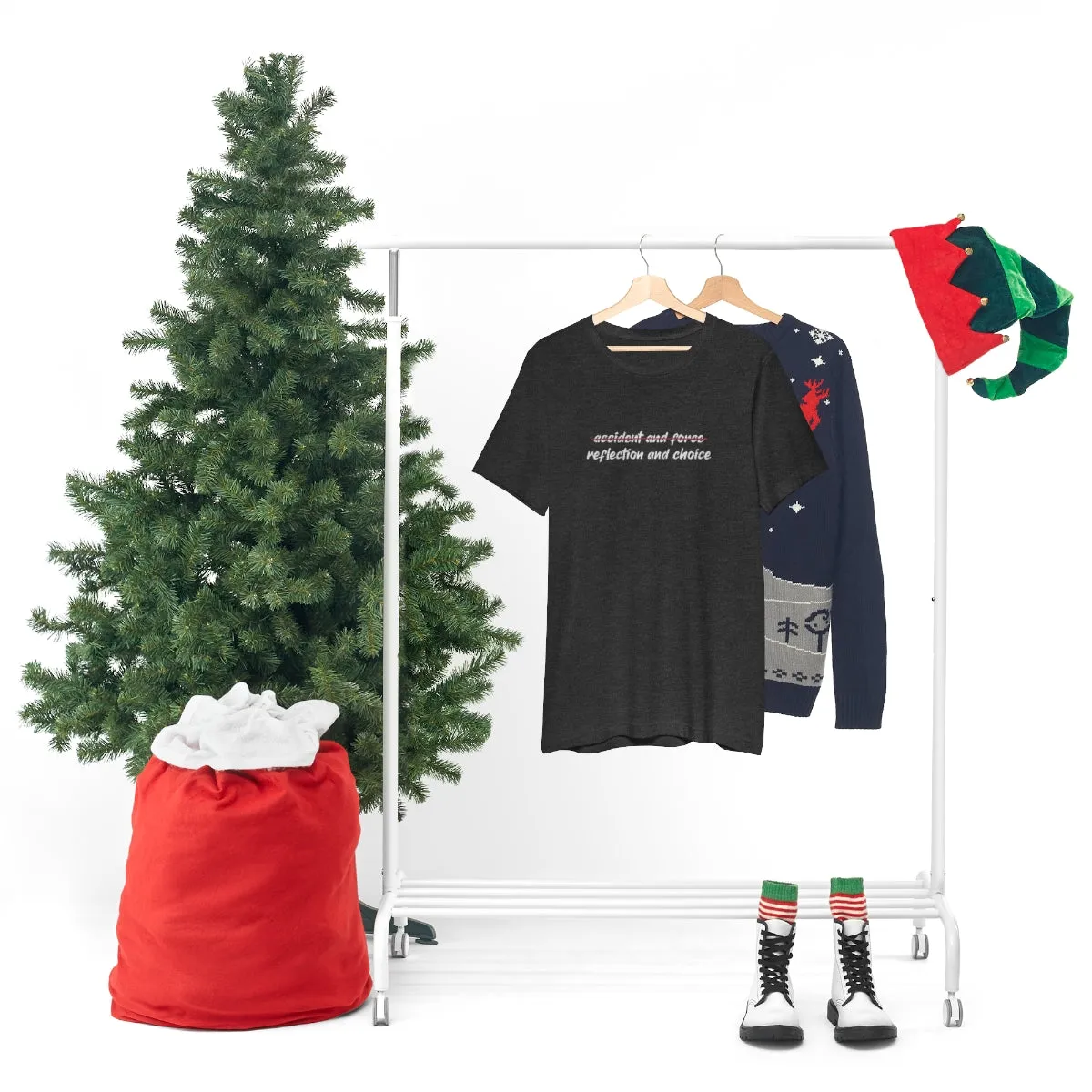 Ashbrook Reflection and Choice Unisex Jersey Short Sleeve Tee