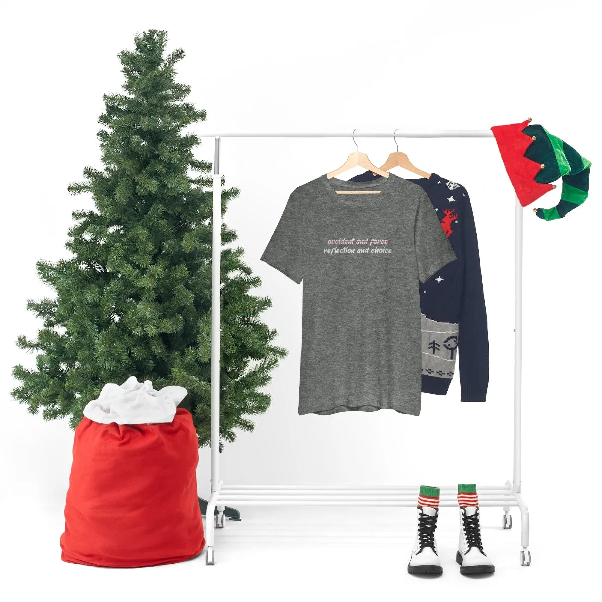 Ashbrook Reflection and Choice Unisex Jersey Short Sleeve Tee