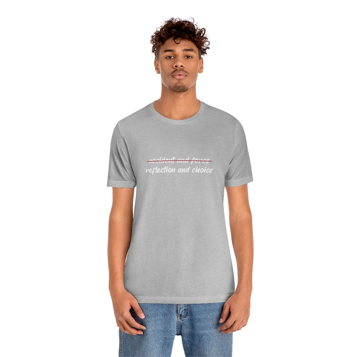 Ashbrook Reflection and Choice Unisex Jersey Short Sleeve Tee