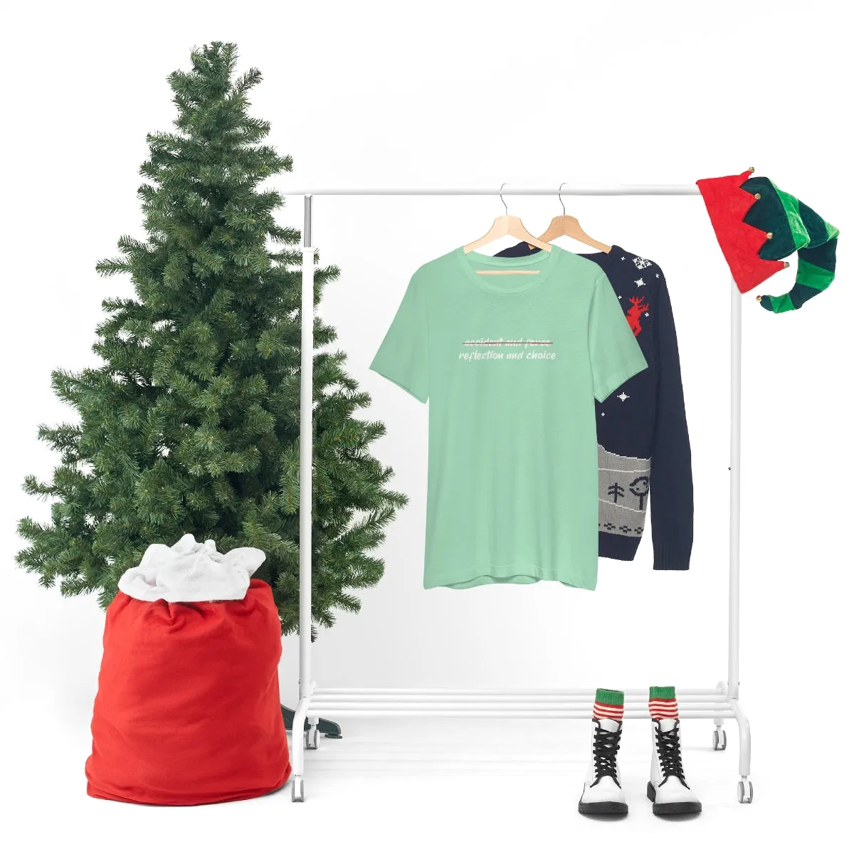 Ashbrook Reflection and Choice Unisex Jersey Short Sleeve Tee