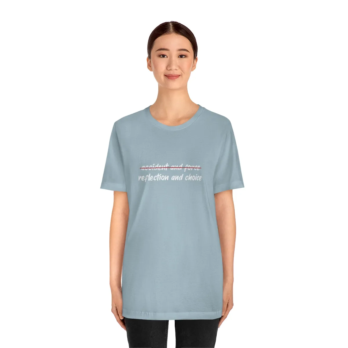 Ashbrook Reflection and Choice Unisex Jersey Short Sleeve Tee
