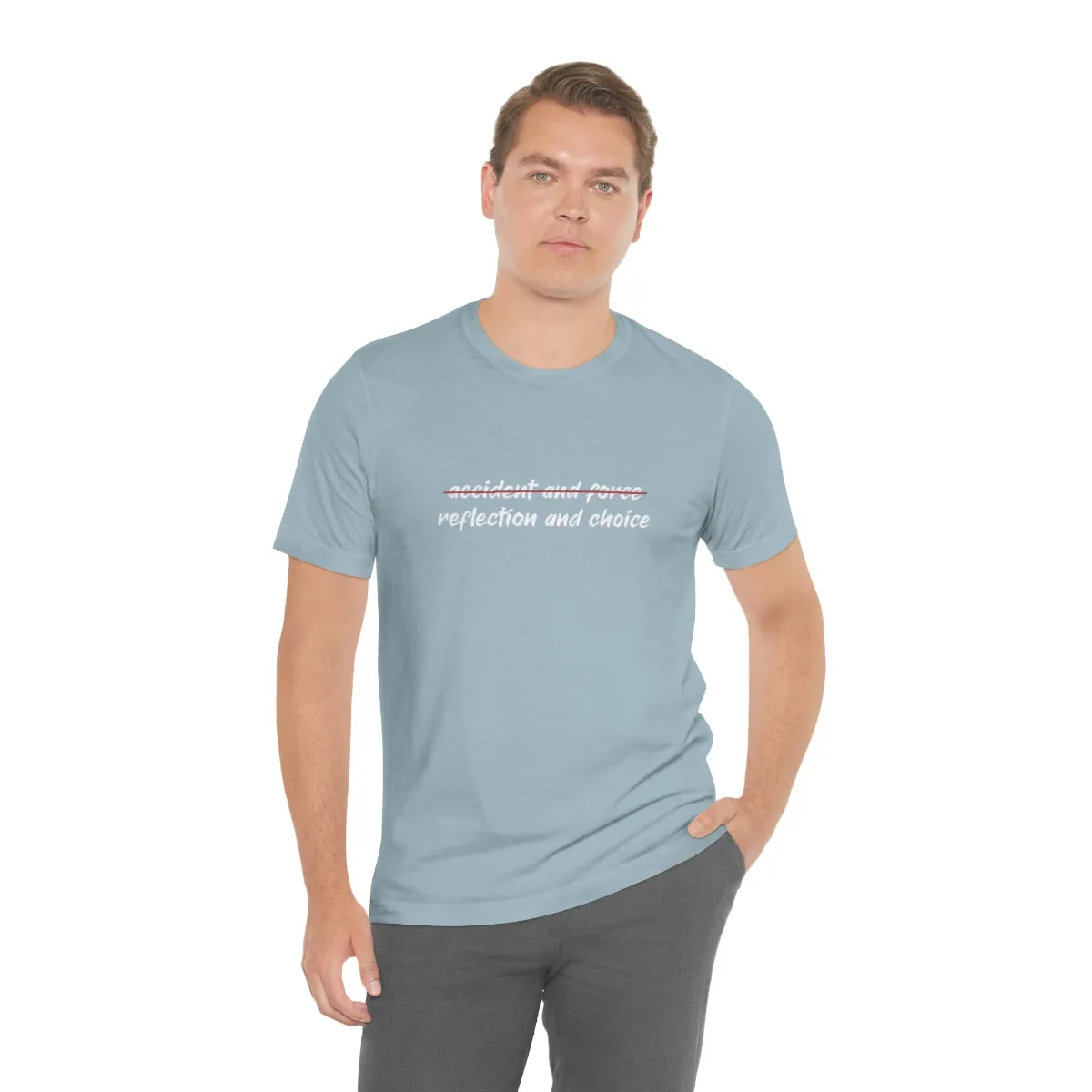 Ashbrook Reflection and Choice Unisex Jersey Short Sleeve Tee