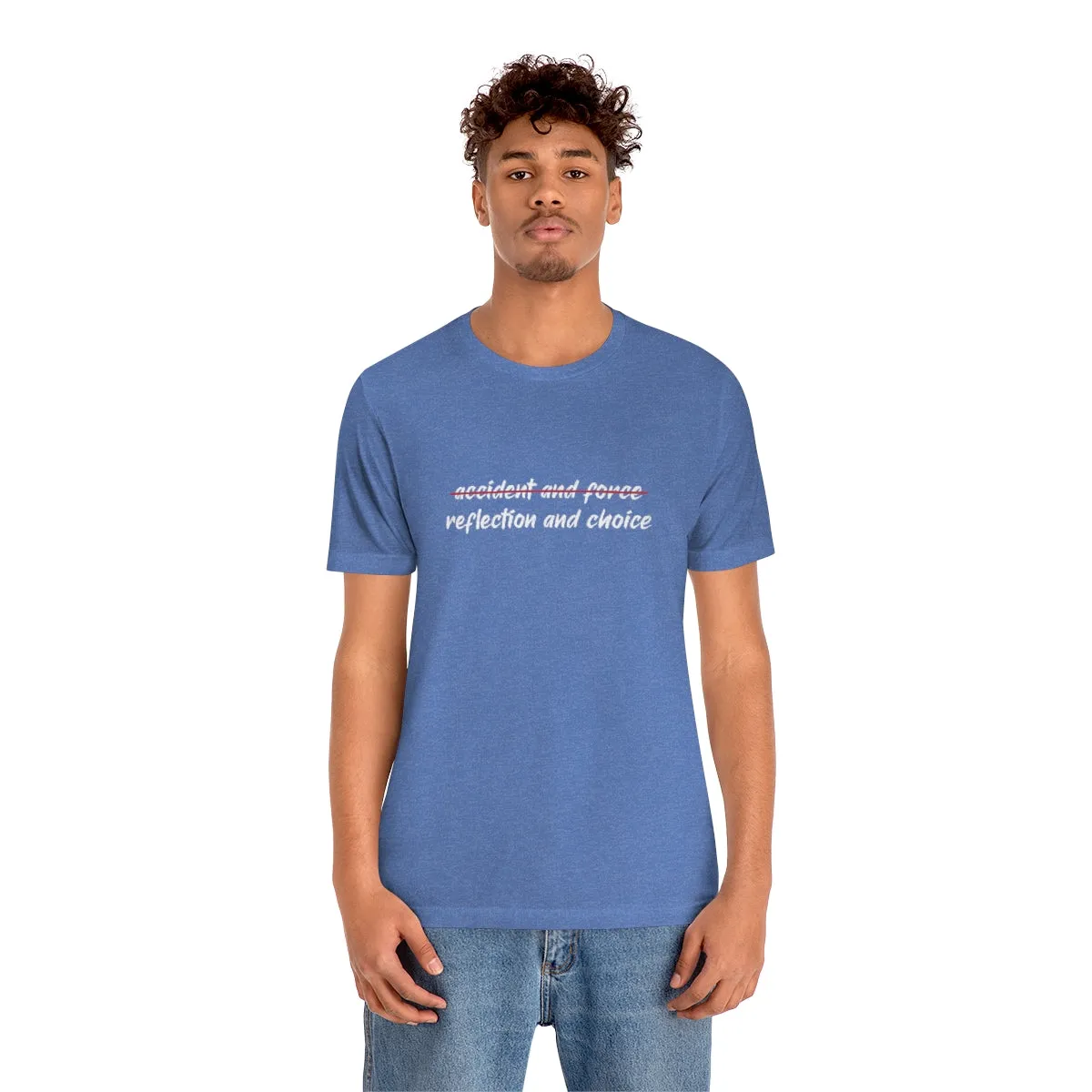 Ashbrook Reflection and Choice Unisex Jersey Short Sleeve Tee