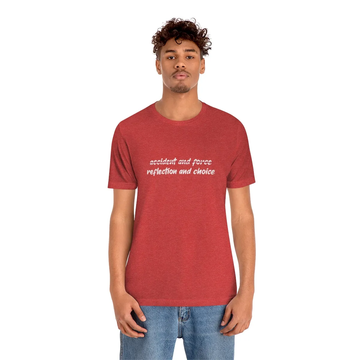 Ashbrook Reflection and Choice Unisex Jersey Short Sleeve Tee