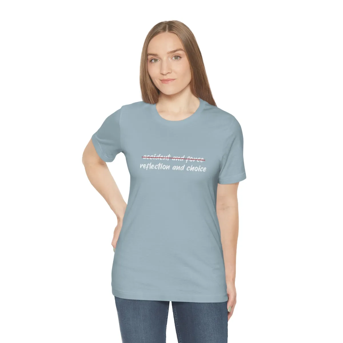 Ashbrook Reflection and Choice Unisex Jersey Short Sleeve Tee