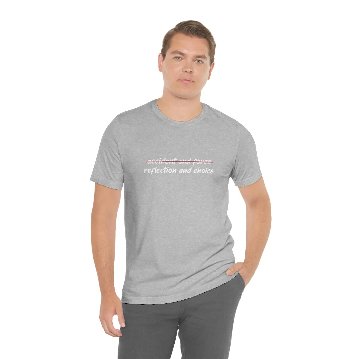 Ashbrook Reflection and Choice Unisex Jersey Short Sleeve Tee