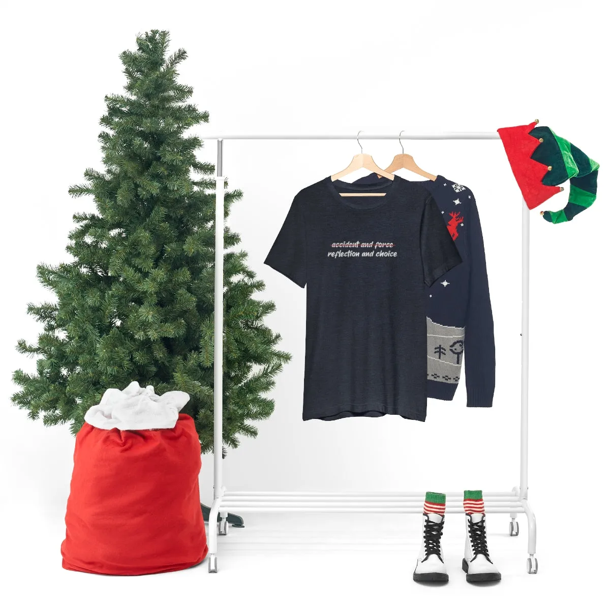 Ashbrook Reflection and Choice Unisex Jersey Short Sleeve Tee