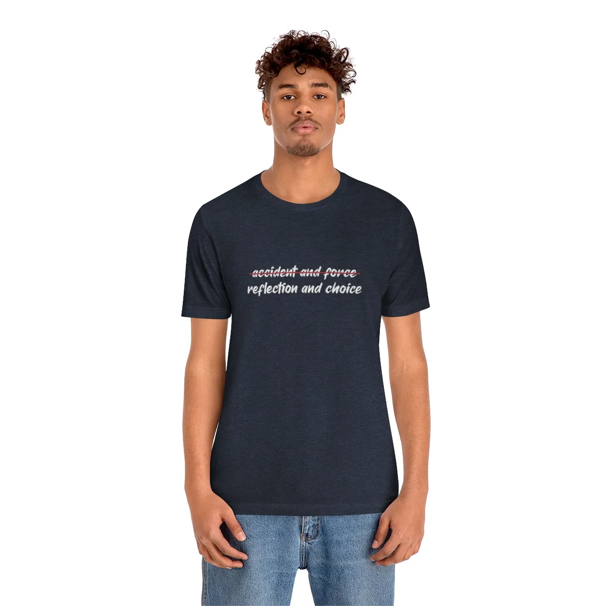 Ashbrook Reflection and Choice Unisex Jersey Short Sleeve Tee