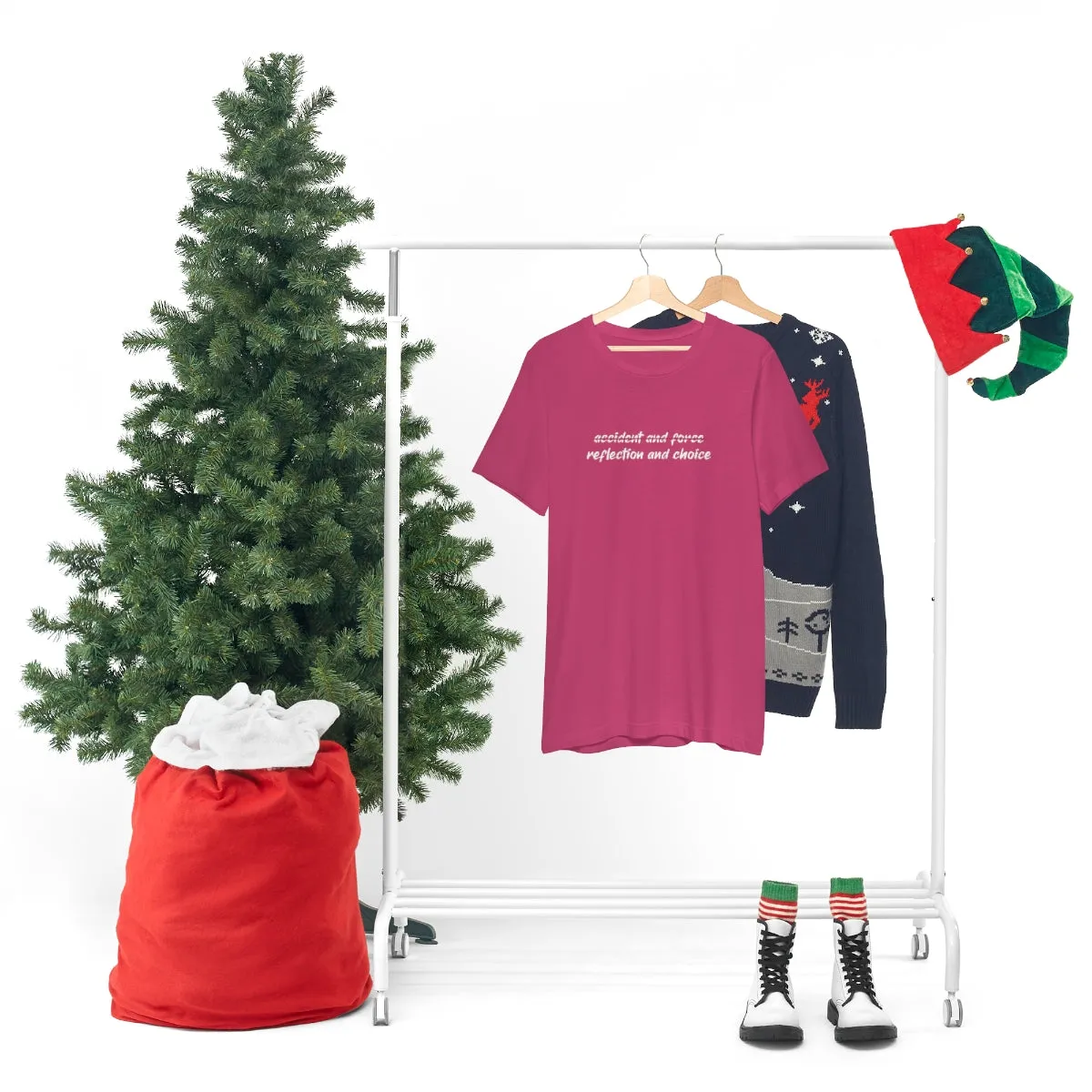 Ashbrook Reflection and Choice Unisex Jersey Short Sleeve Tee