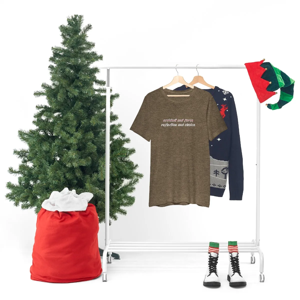 Ashbrook Reflection and Choice Unisex Jersey Short Sleeve Tee