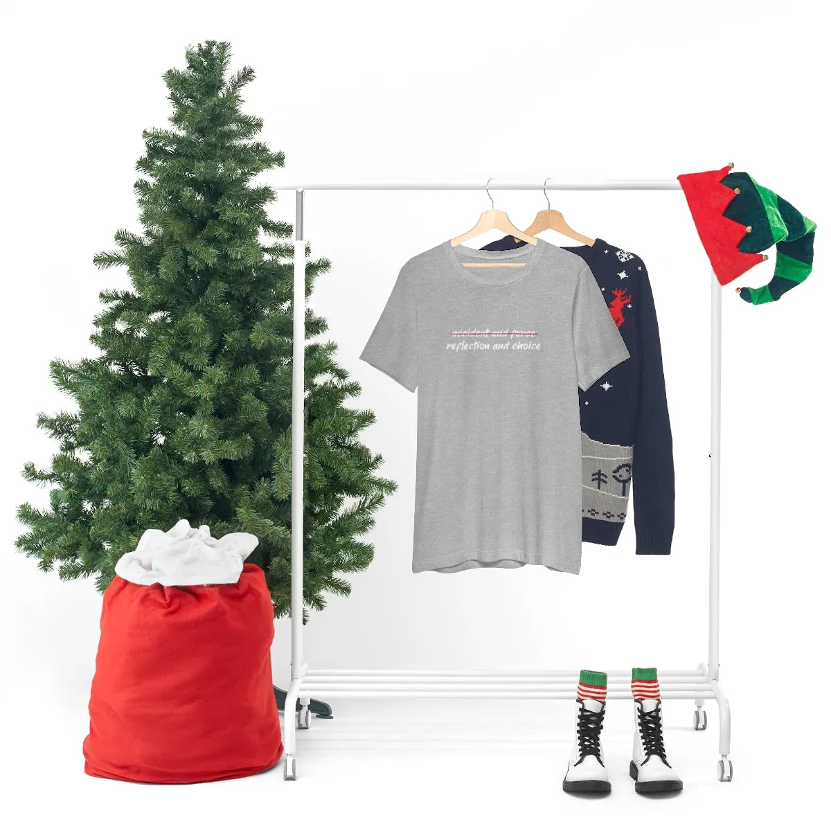 Ashbrook Reflection and Choice Unisex Jersey Short Sleeve Tee