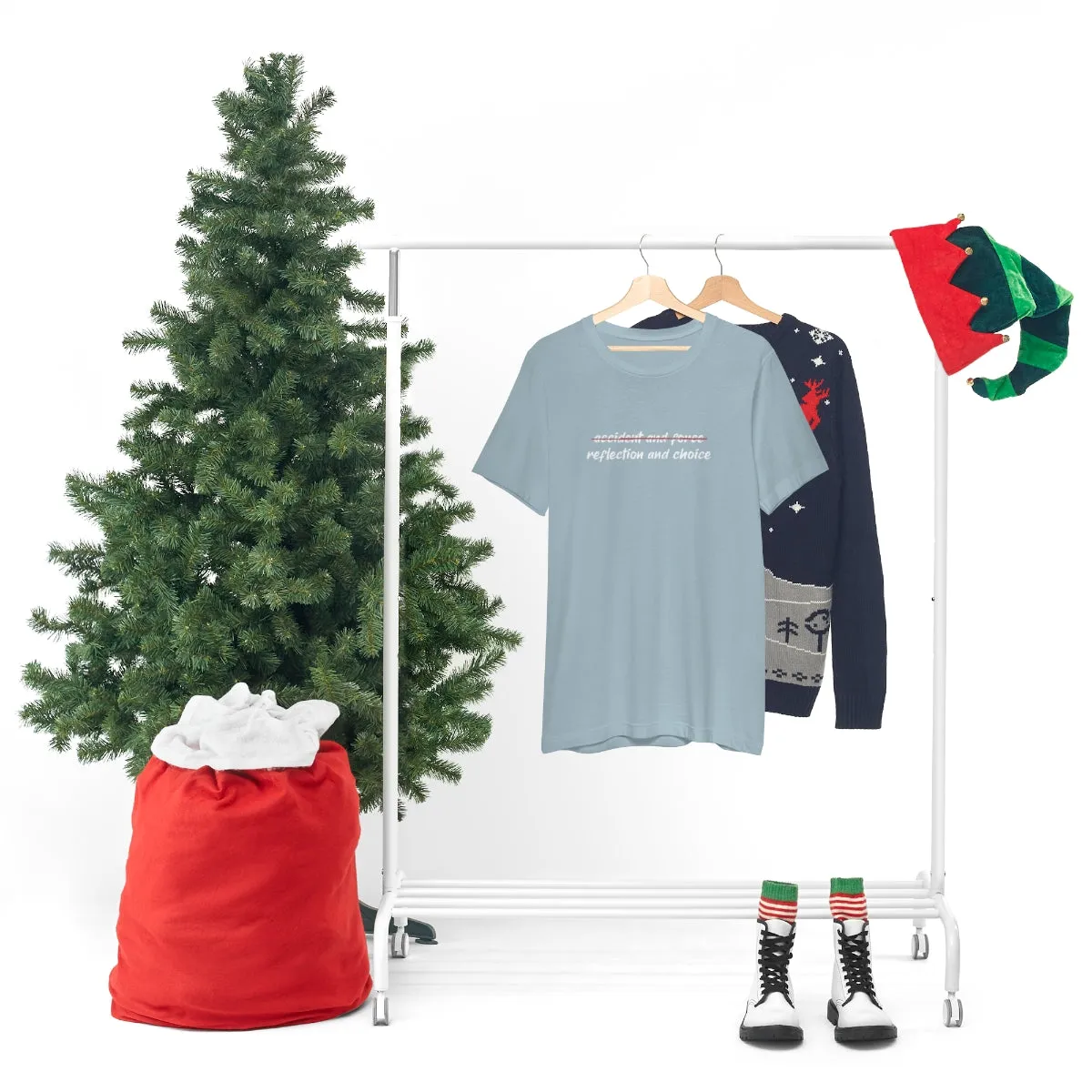 Ashbrook Reflection and Choice Unisex Jersey Short Sleeve Tee