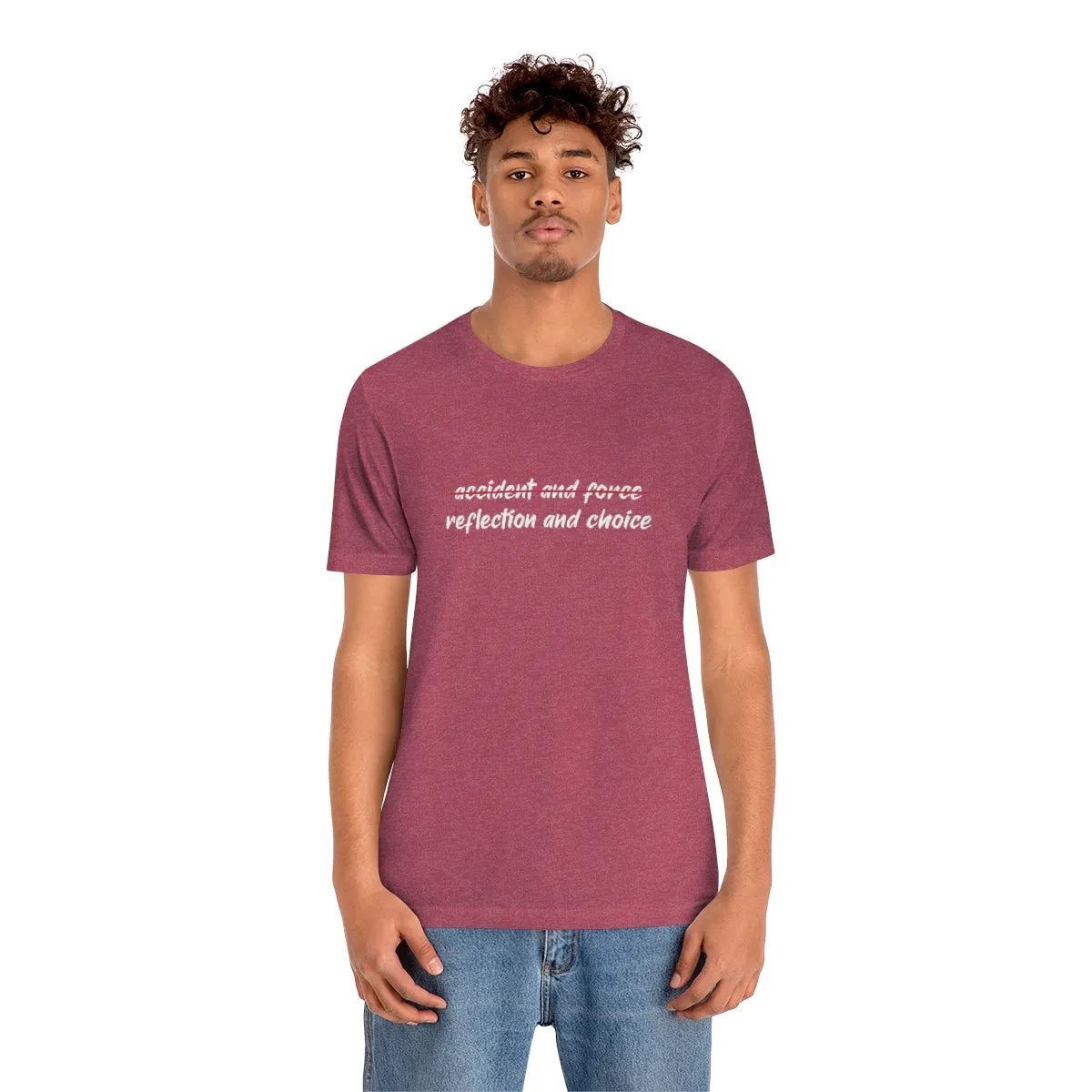 Ashbrook Reflection and Choice Unisex Jersey Short Sleeve Tee