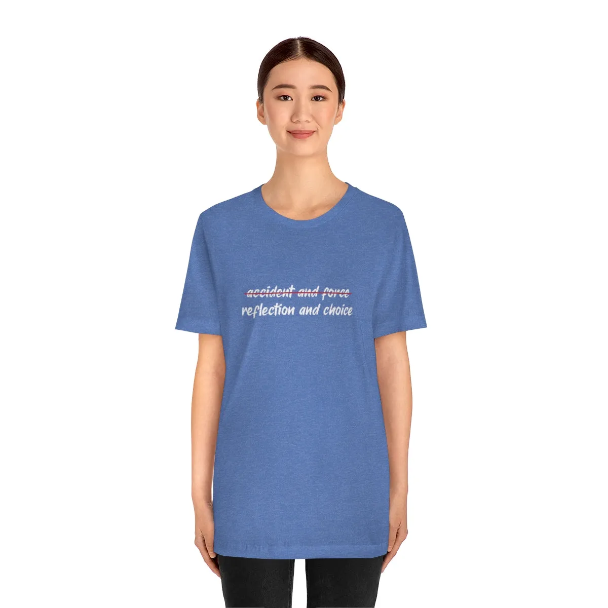 Ashbrook Reflection and Choice Unisex Jersey Short Sleeve Tee