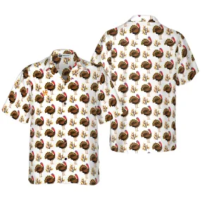 Autumn Cute Turkey Birds Hawaiian Shirt