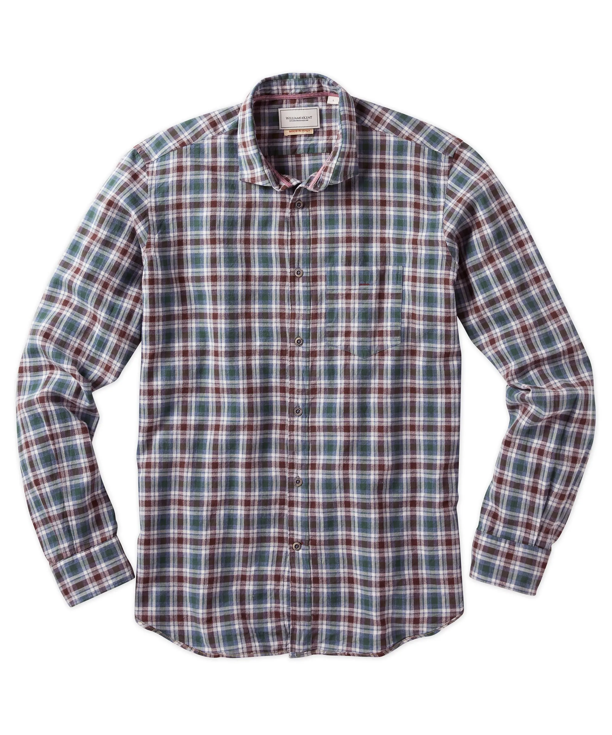 Autumn Plaid Brushed Twill Shirt
