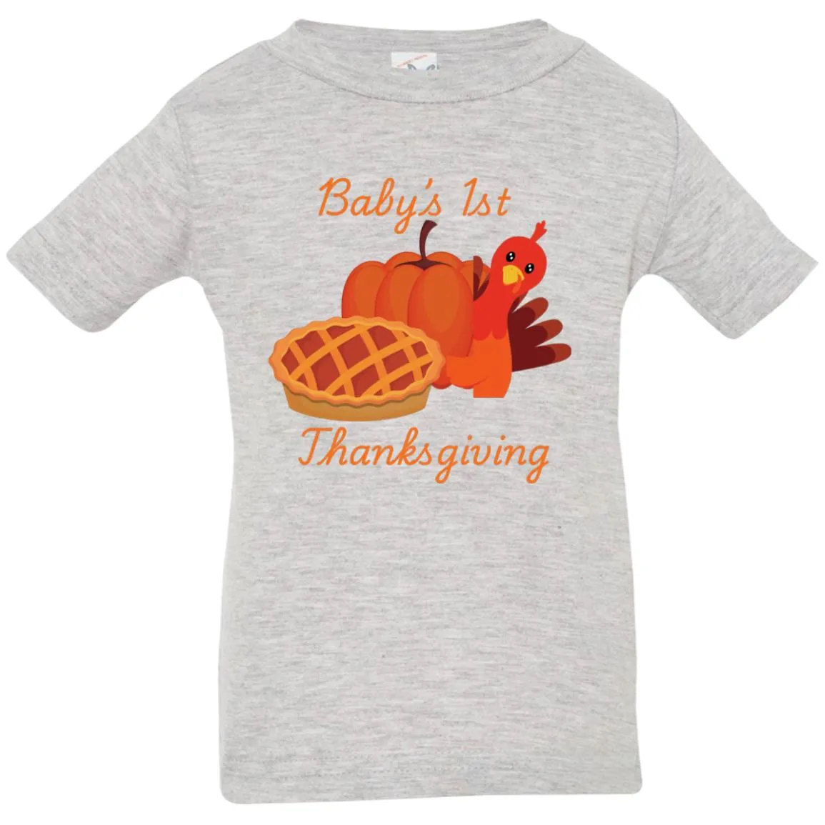 Baby’s 1st Thanksgiving Turkey --  Infant Jersey T-Shirt