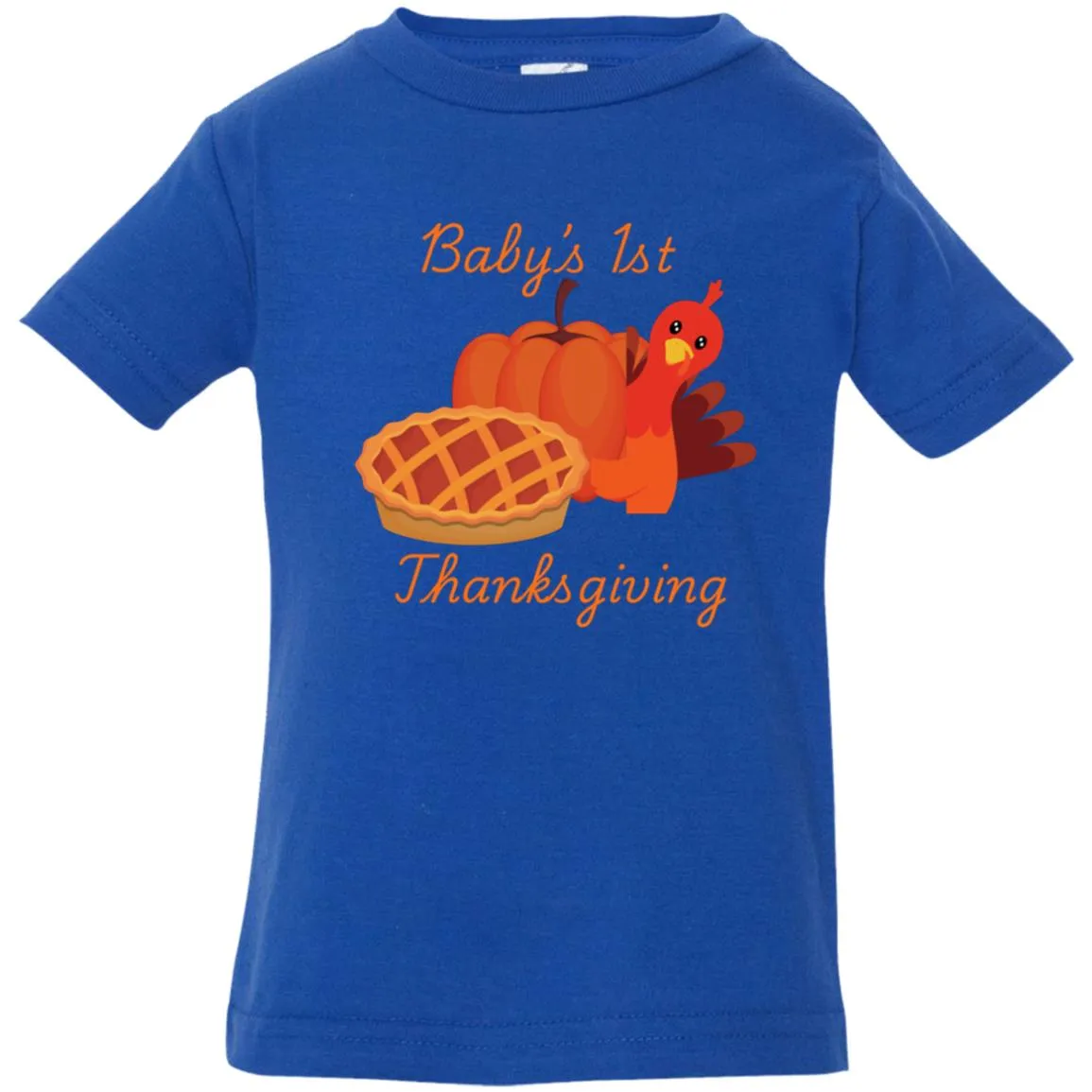 Baby’s 1st Thanksgiving Turkey --  Infant Jersey T-Shirt