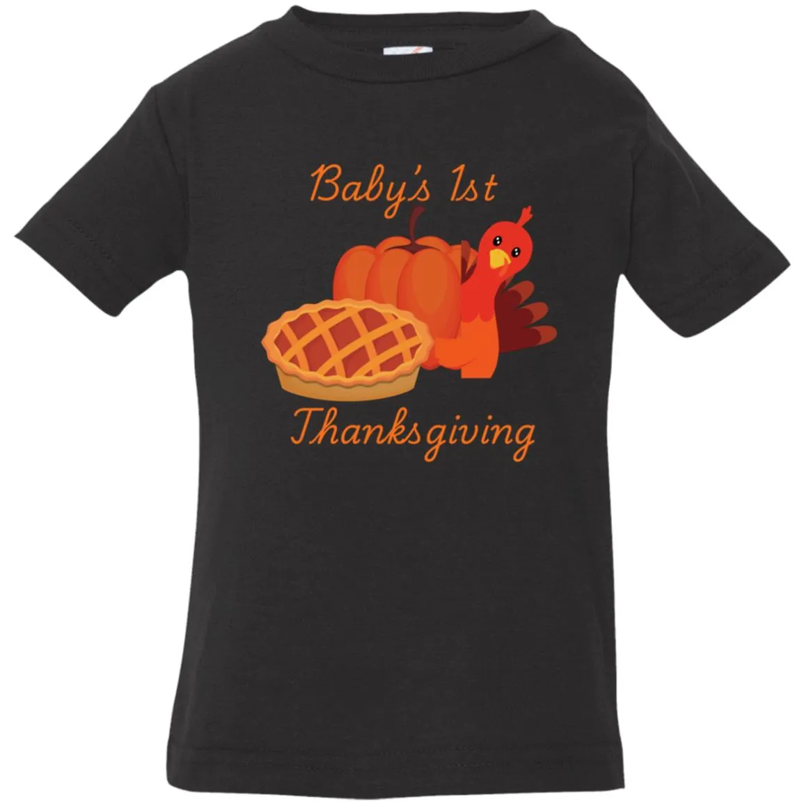 Baby’s 1st Thanksgiving Turkey --  Infant Jersey T-Shirt