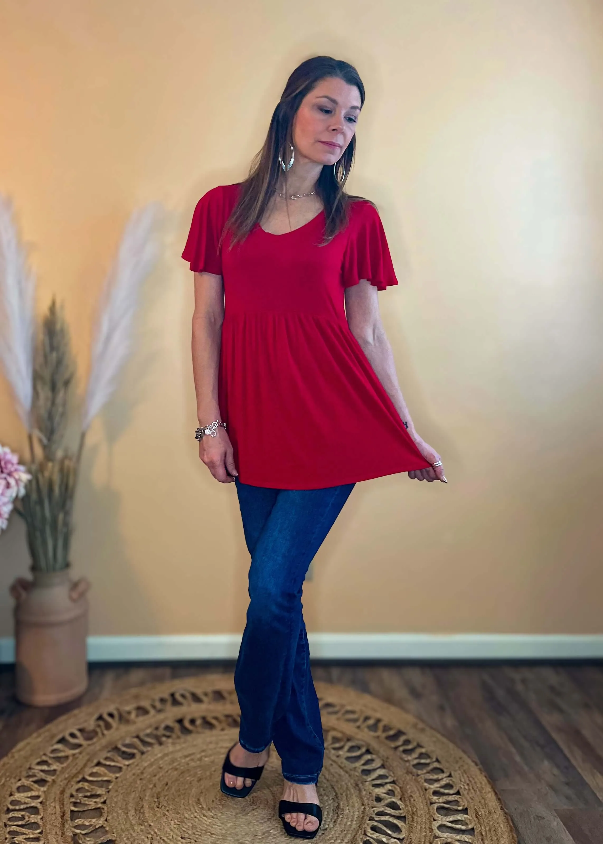 Call Me Babydoll Short Sleeve Top