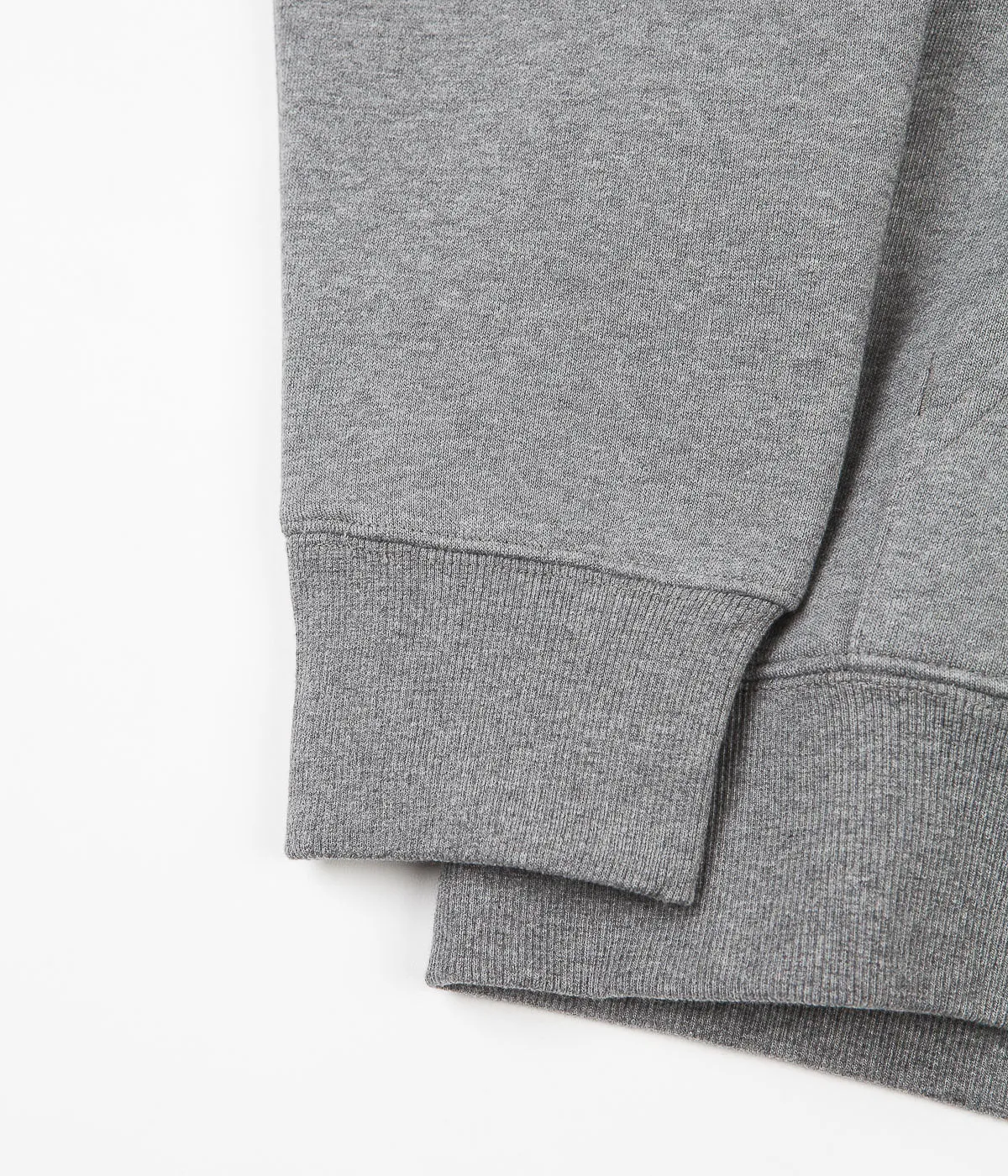 Carhartt Chase Zip Neck Sweatshirt - Grey Heather / Gold