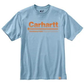 CARHARTT RELAXED FIT HEAVYWEIGHT SHORT SLEEVE OUTDOOR GRAPHIC T-SHIRT 105754