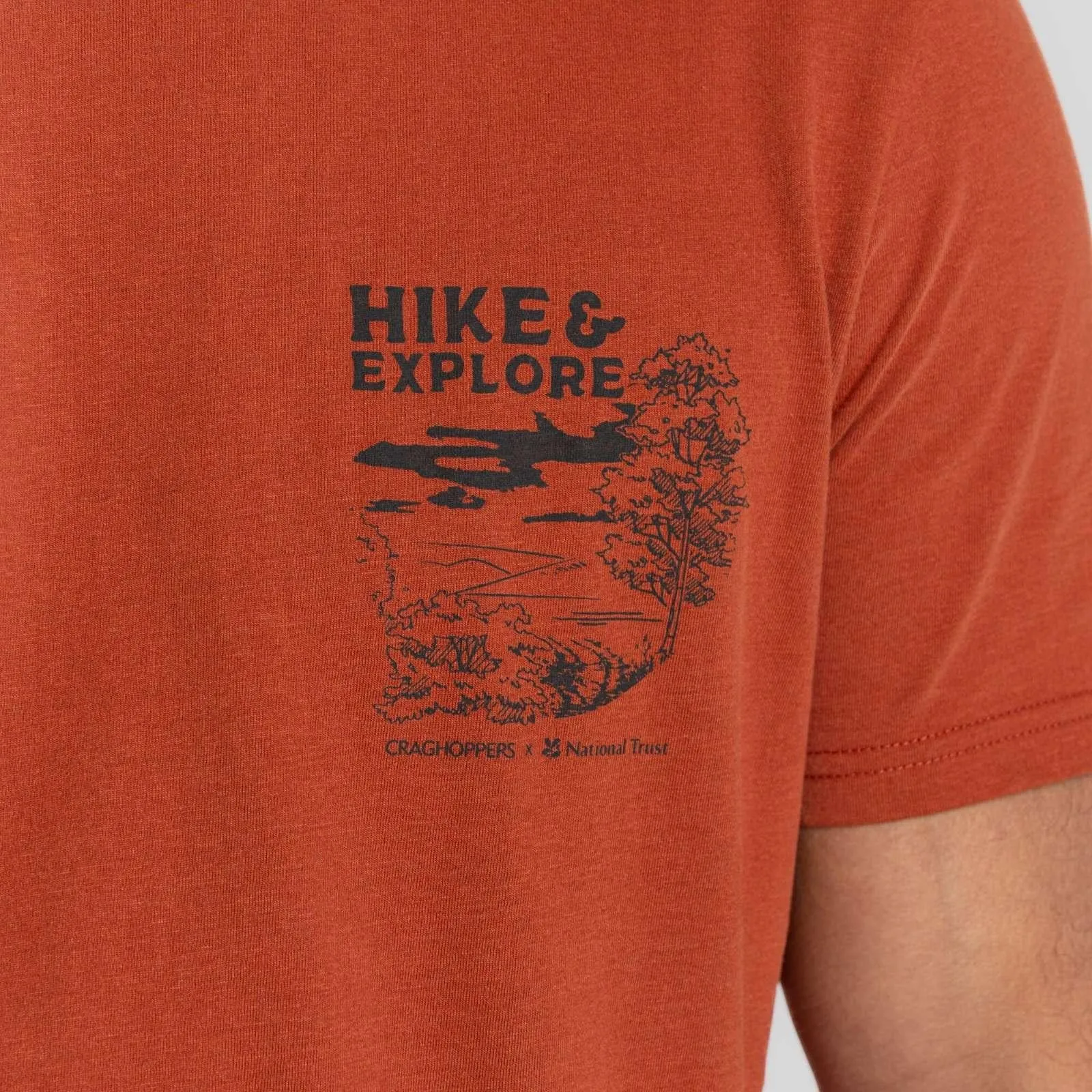 Craghoppers Mens Sabden National Trust Short Sleeve T-Shirt