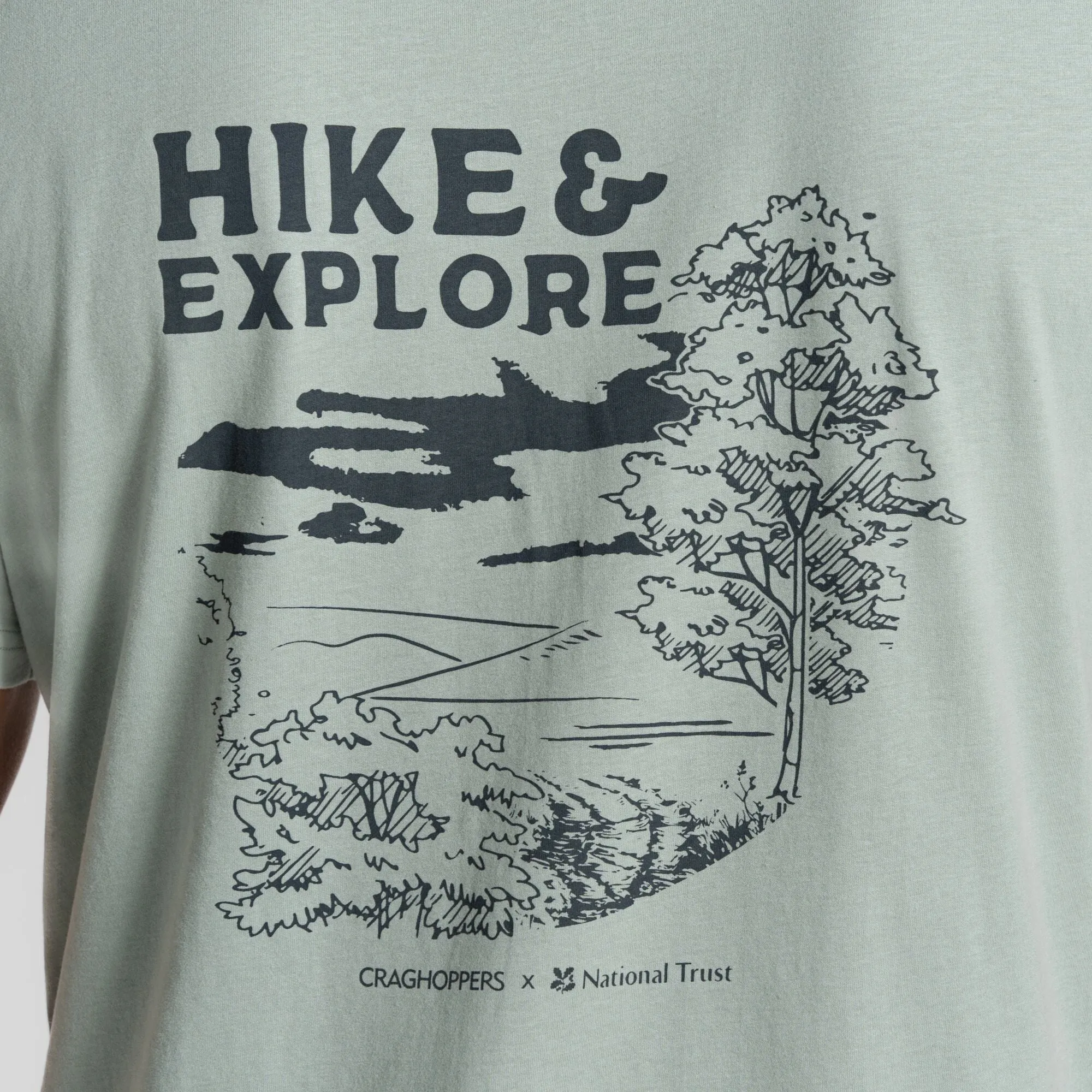 Craghoppers Mens Sabden National Trust Short Sleeve T-Shirt