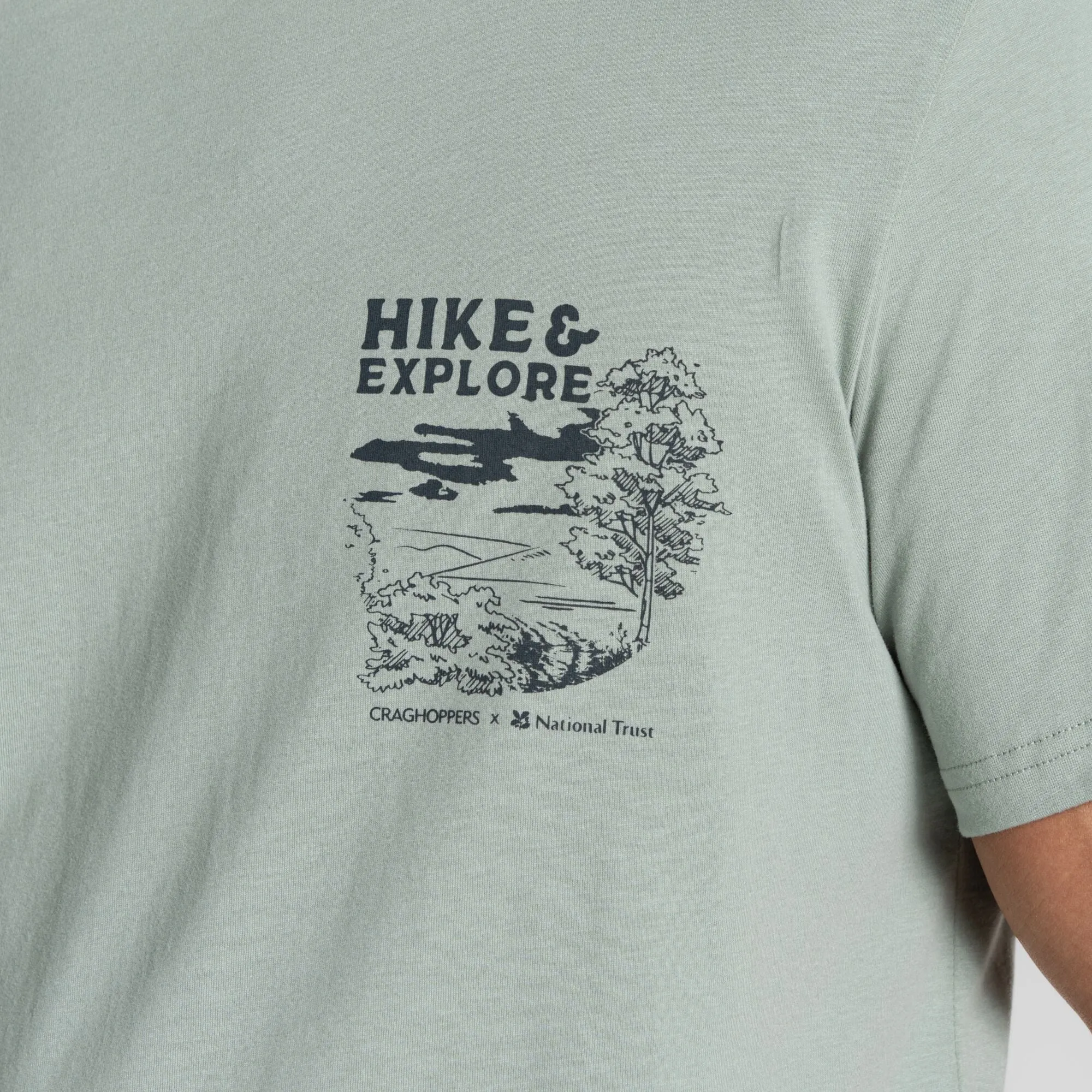 Craghoppers Mens Sabden National Trust Short Sleeve T-Shirt