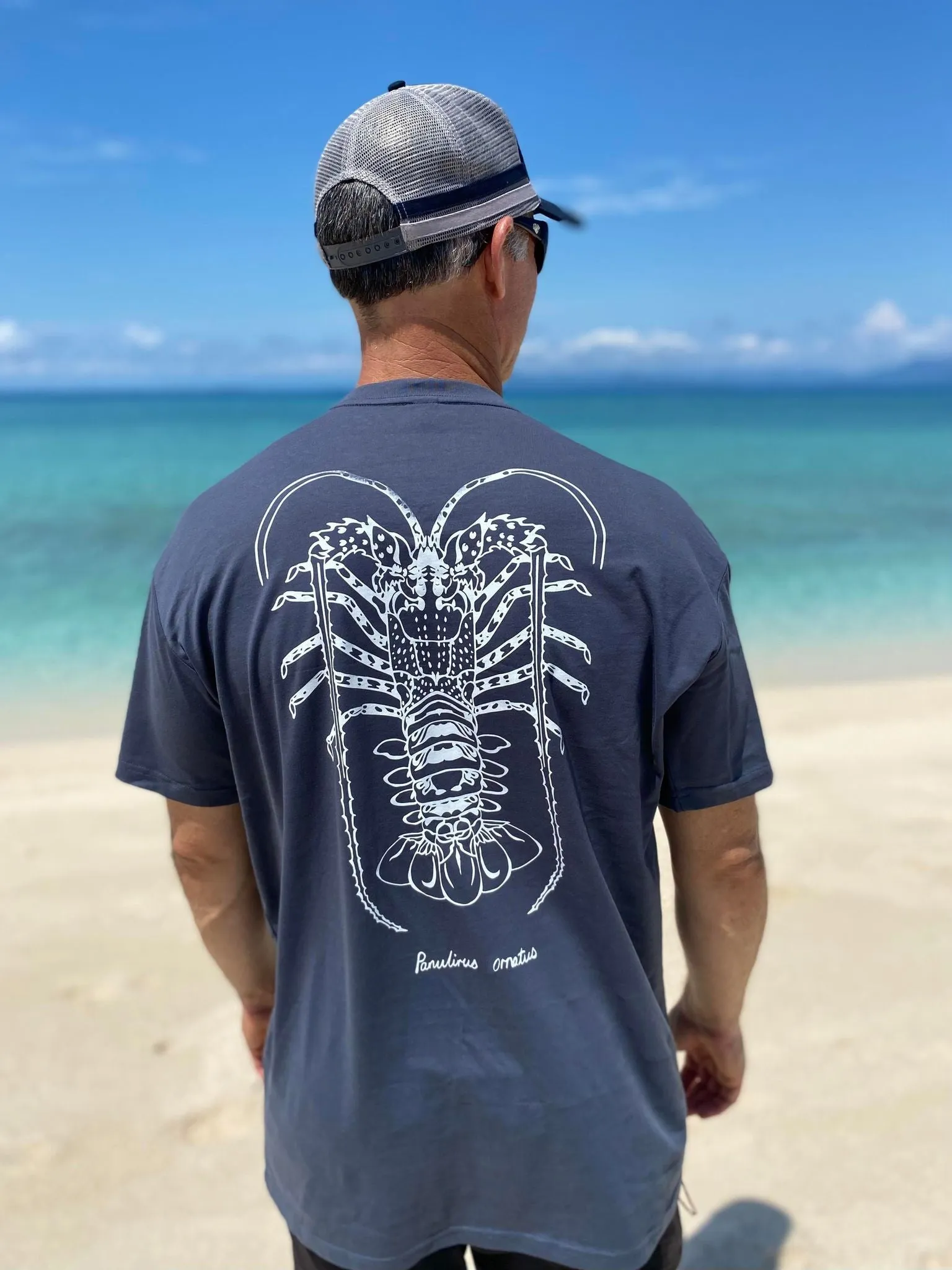 Crayfish T-shirt - Petrol Blue