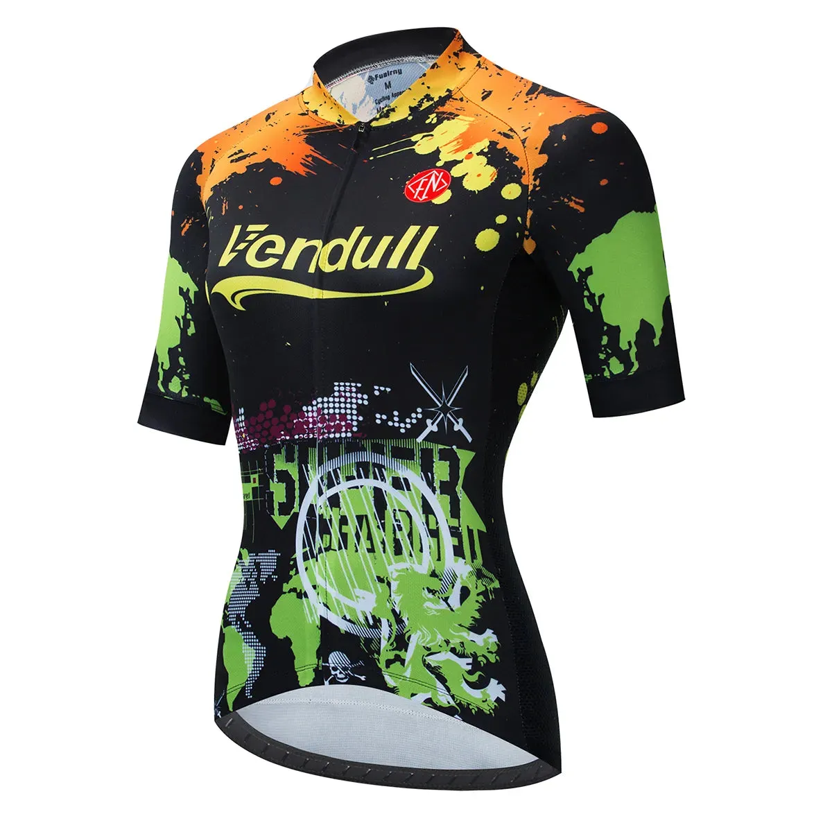 Cycling Clothing 2023 VENDULL Women Cycling Jersey Tops Summer Racing Short Sleeve MTB Bike Jersey Shirt Ropa Ciclismo Maillot