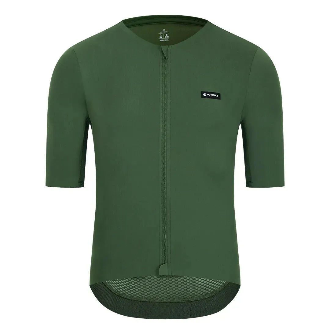 Cycling Jersey Summer Short Sleeve MTB Bike Shirts Short sleeve YKK zipper New Coldback Fabric UPF 50 