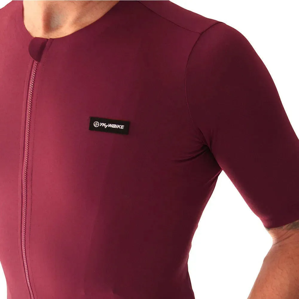 Cycling Jersey Summer Short Sleeve MTB Bike Shirts Short sleeve YKK zipper New Coldback Fabric UPF 50 