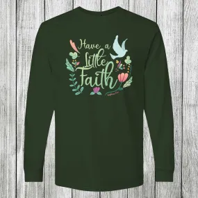 Daydream Tees Have a Little Faith Forest Green