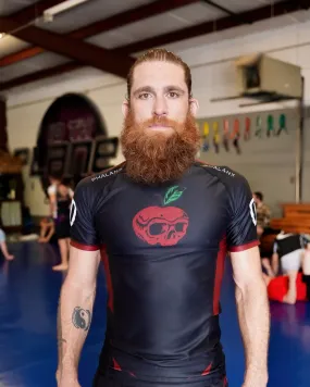 DEAD ORCHARD BLK-RED RASH GUARD