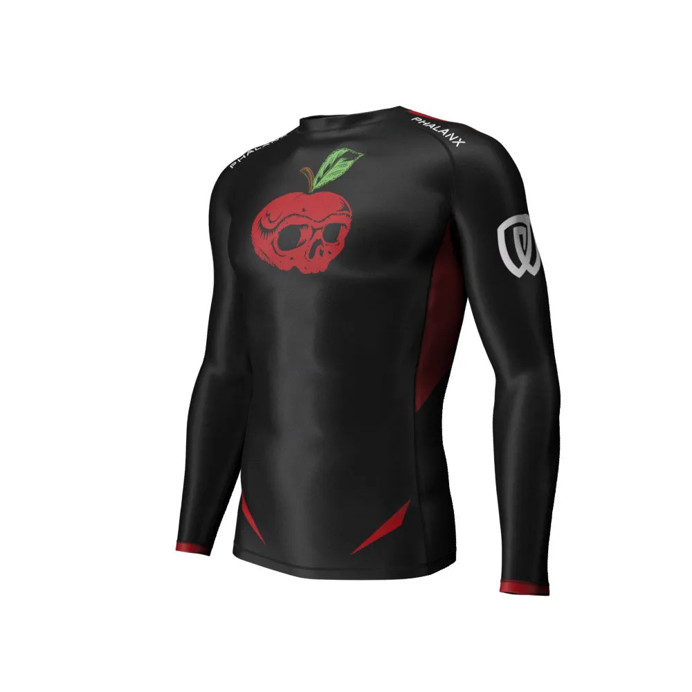 DEAD ORCHARD BLK-RED RASH GUARD