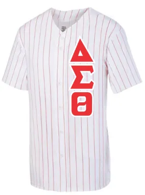 Delta Pinstripe Baseball Jersey